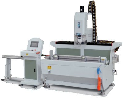 Mesin Pengeboran dan Penggilingan CNC Profil Aluminium